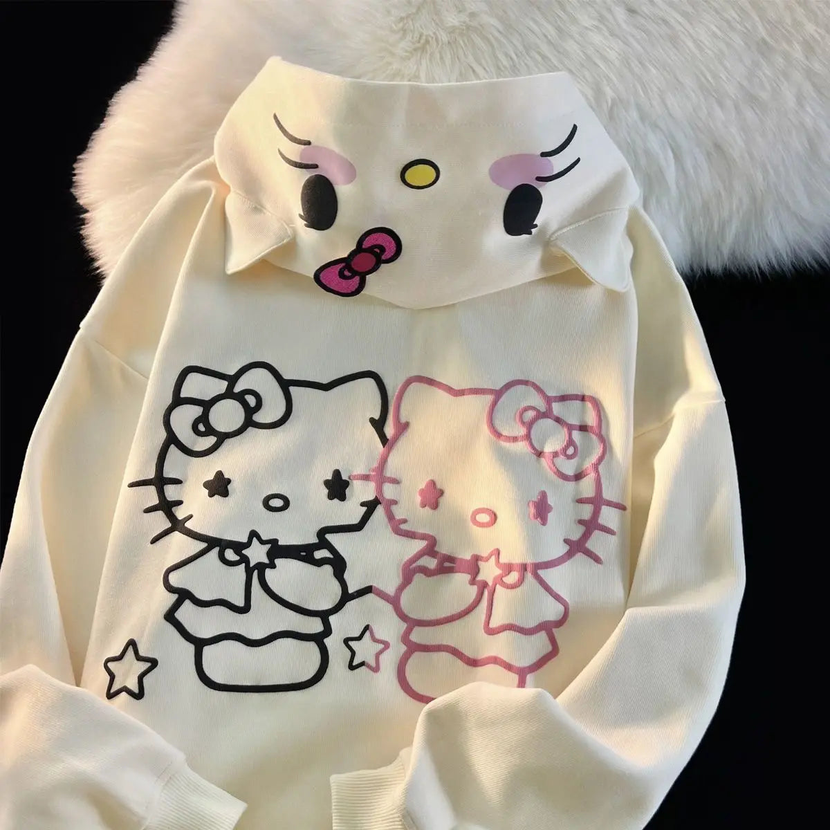 Sanrio Kawaii Hello Kitty Hoodie Sweater - Image 5