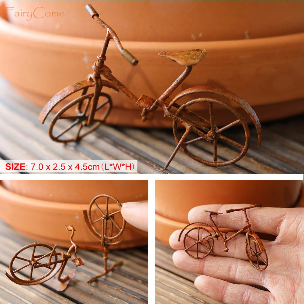 Miniature Fairy Garden Metal Table & Chairs Set - Image 40