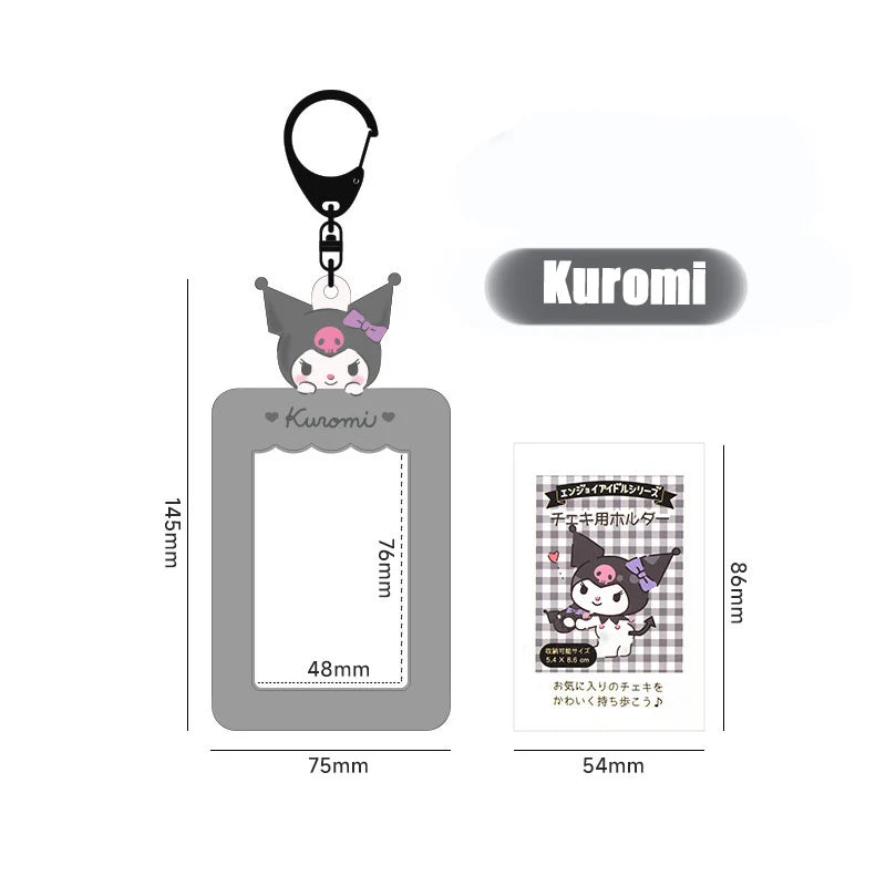 Kawaii Sanrio Hello Kitty Card Holder Keychain - Image 6