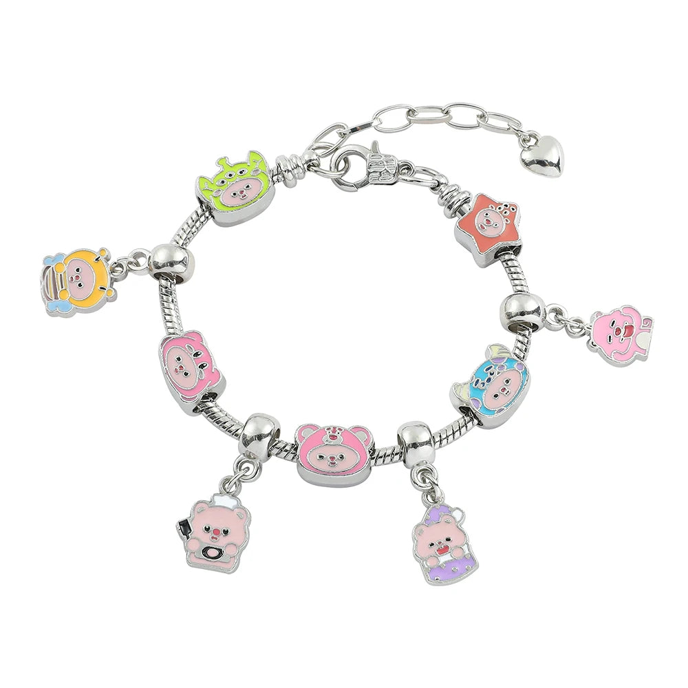Hello Kitty Gold-Plated Bracelet with Charms - Image 9