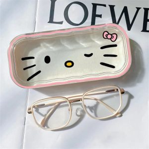 Hello Kitty Kawaii Glasses Storage Box