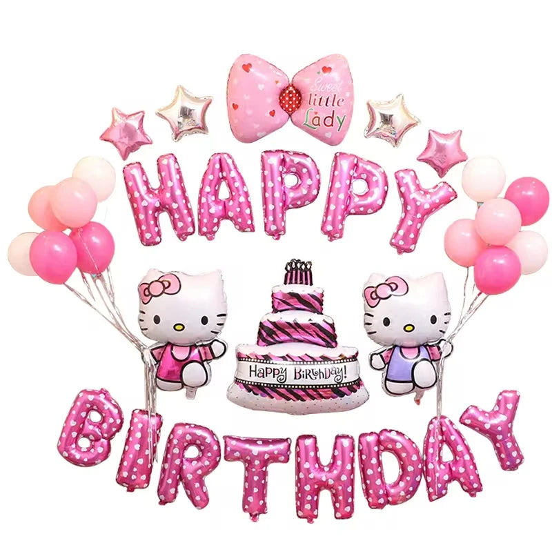 Cute Sanrio Hello Kitty Party Balloon Set - Image 4