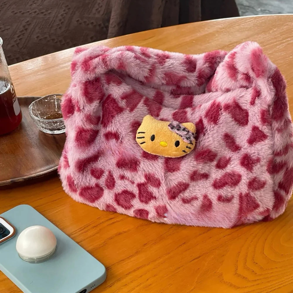 Sanrio Kawaii Hello Kitty Plush Handbag - Image 8