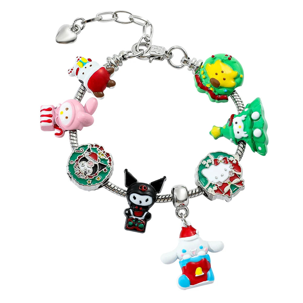 Hello Kitty Gold-Plated Bracelet with Charms - Image 14
