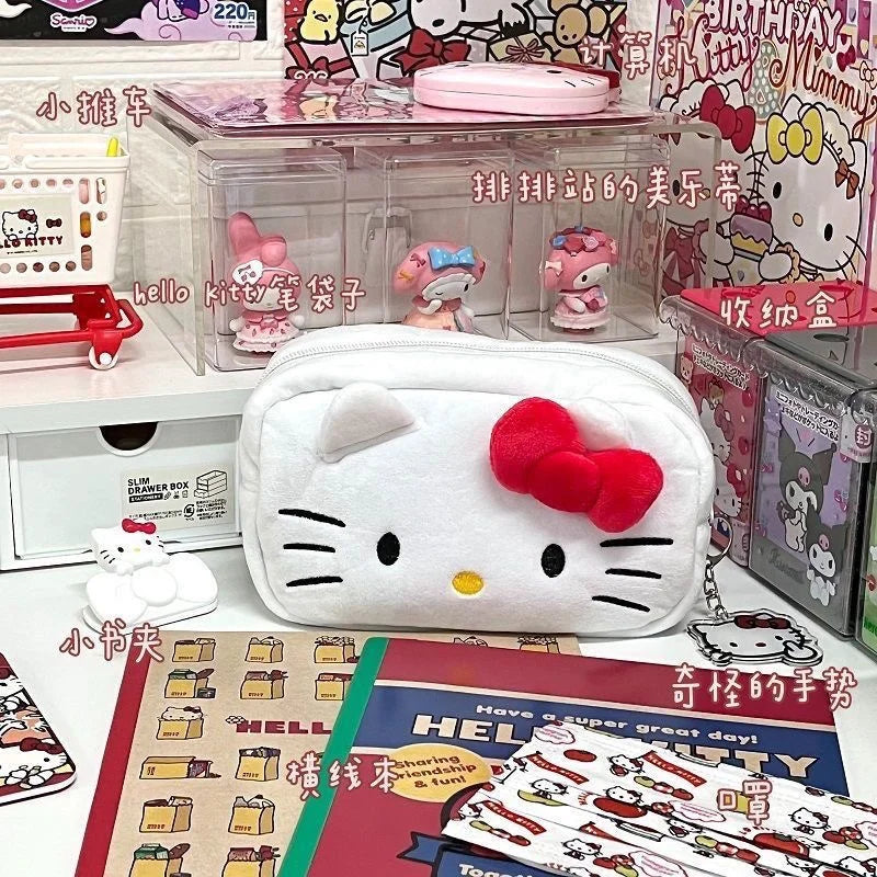 Hello Kitty & Pochacco Plush Pencil Case - Image 7