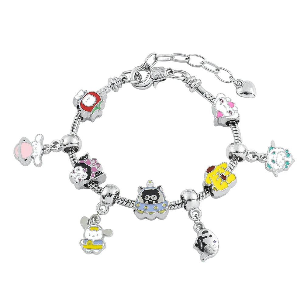 Hello Kitty Gold-Plated Bracelet with Charms - Image 22