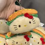New Sanrio Sandwich Hot Dog Hello Kitty Stuffed Keychain