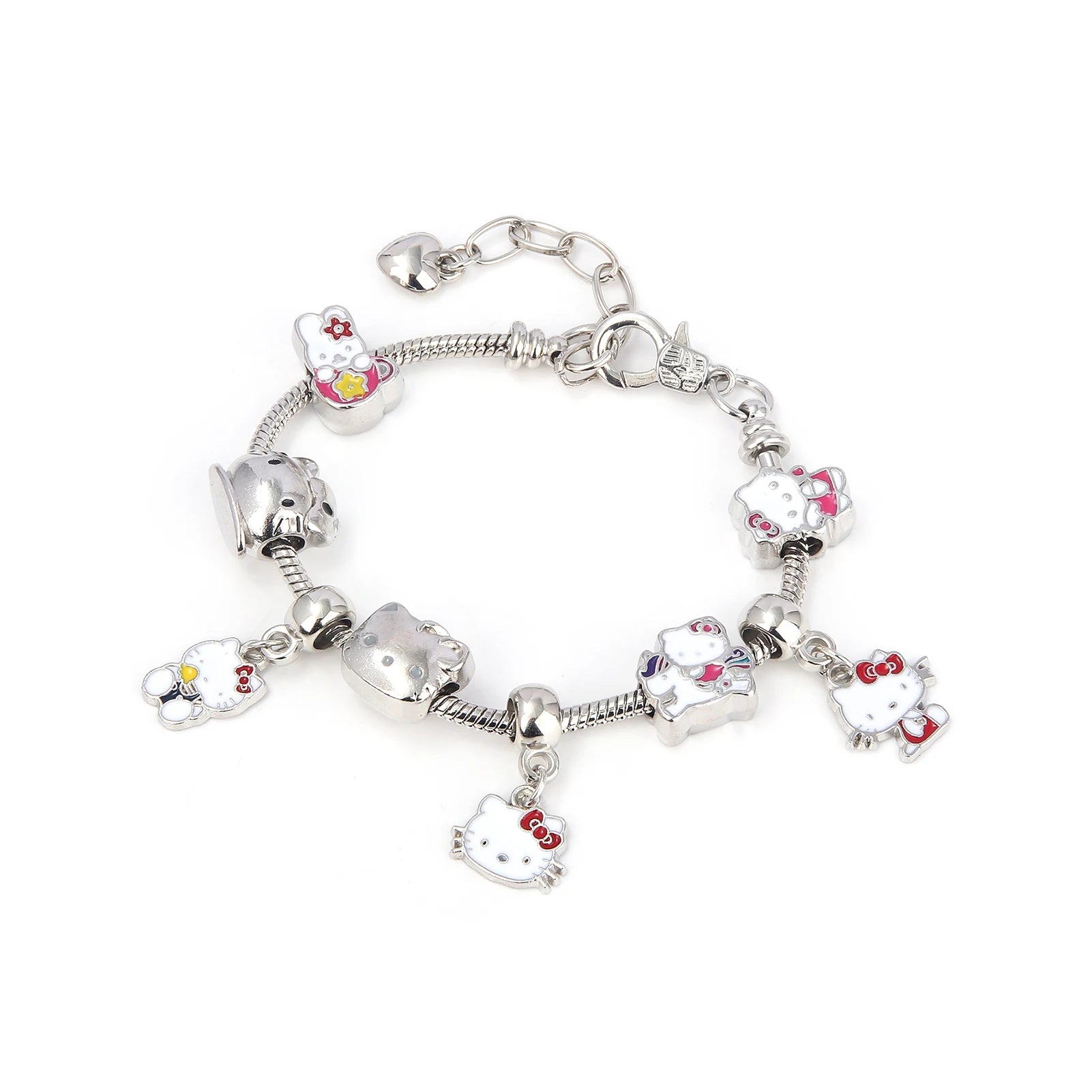 Kawaii Sanrio Pink Hello Kitty & Melody Bracelet - Image 7