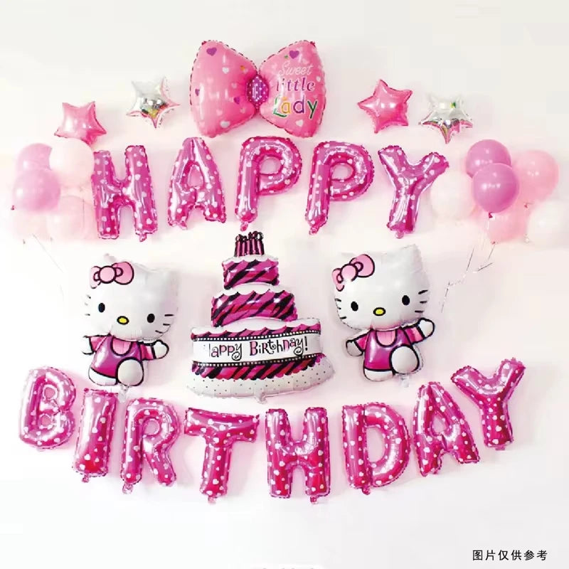 Cute Sanrio Hello Kitty Party Balloon Set - Image 2
