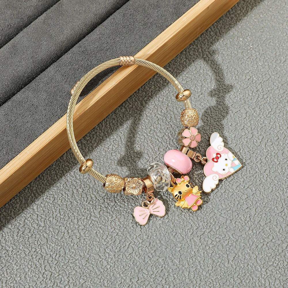 Sanrio Angel Hello Kitty Charms Bracelet - Image 5