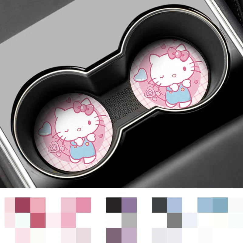 Sanrio My Melody, Cinnamoroll & Kuromi Car Coasters - Image 10