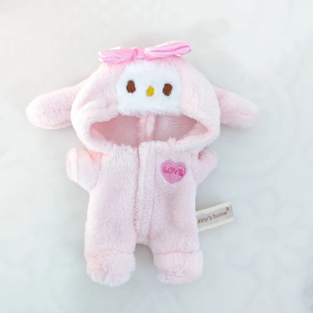 Cute Doll Clothes Onesie for 17cm Labubu V1 & V2 & Melody Mini Dolls - Image 4