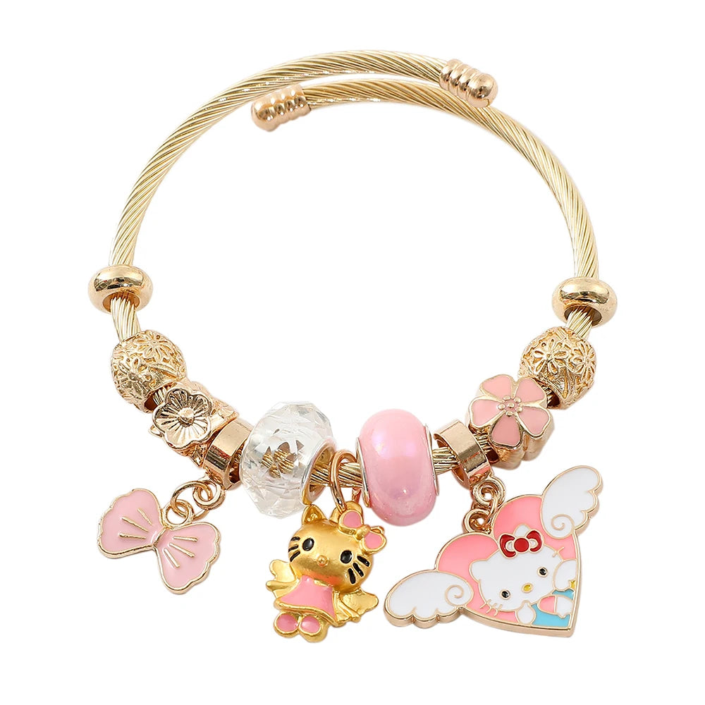 Sanrio Angel Hello Kitty Charms Bracelet