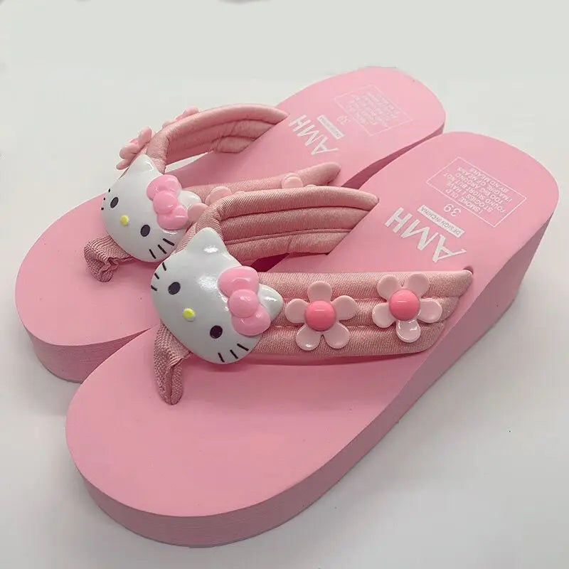 Sanrio Hello Kitty & Melody Trendy Flip Flops - Image 4