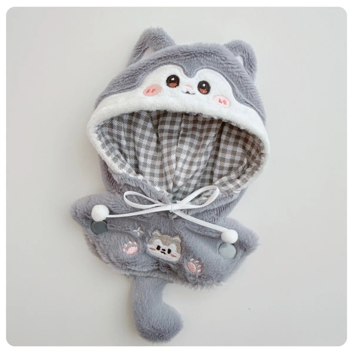 Cute Doll Clothes Onesie for 17cm Labubu V1 & V2 & Melody Mini Dolls - Image 7
