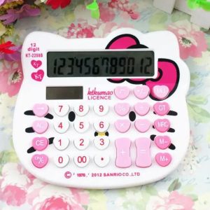 Sanrio New Hello Kitty Cute Cartoon Solar Calculator
