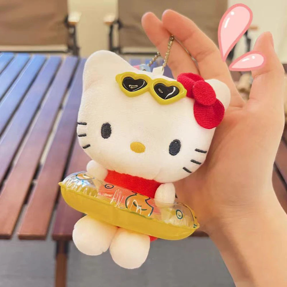 Sanrio Hello Kitty Plush Swim Ring Pendant - Image 3