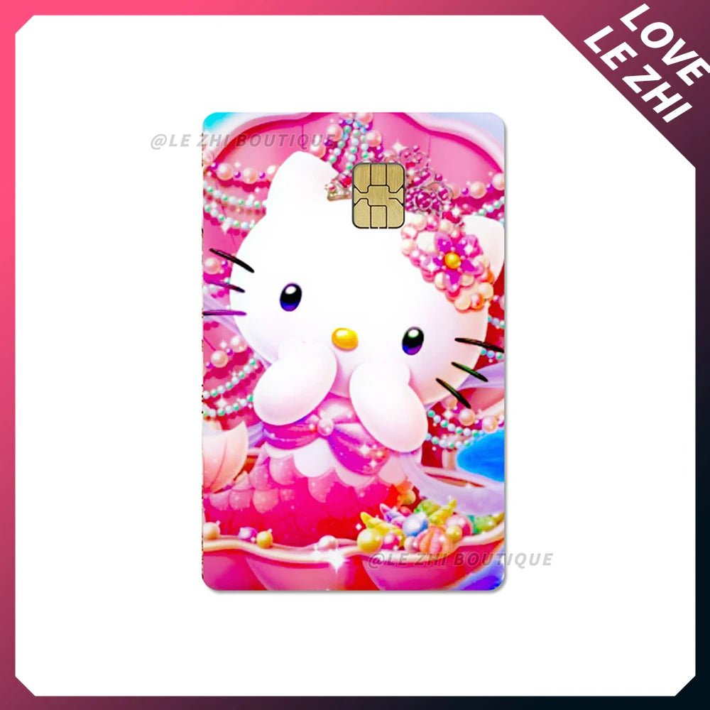 Sweet Sanrio Hello Kitty Credit Card Stickers - Image 4