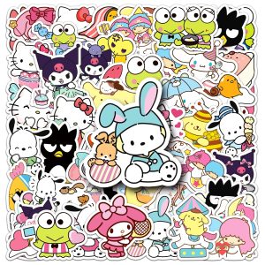 50 Piece MINISO Funny Cute Sanrio Family Stickers