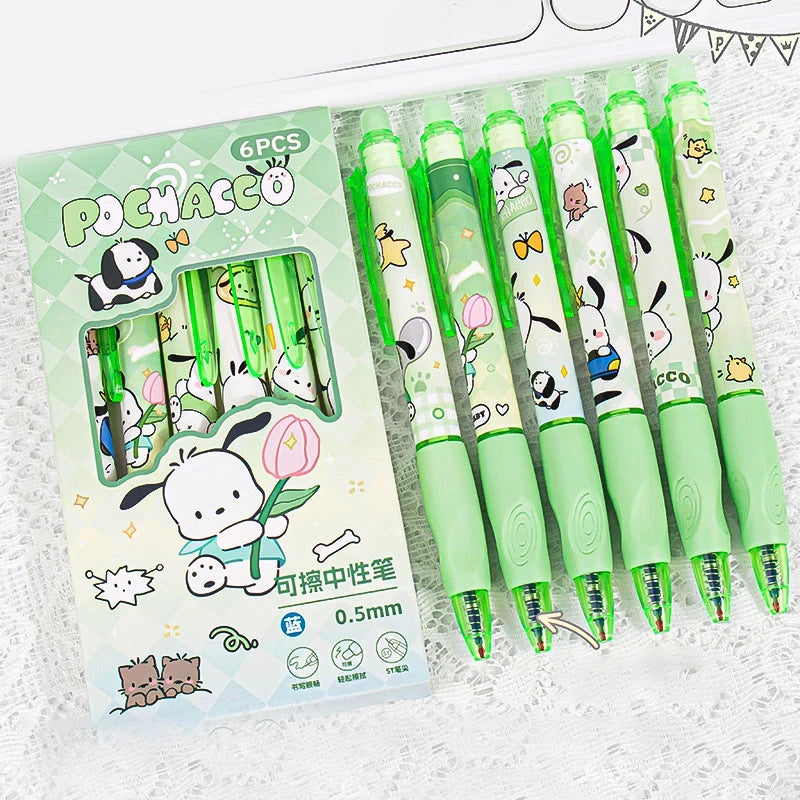 6pcs Sanrio Erasable Gel Pens - Image 9