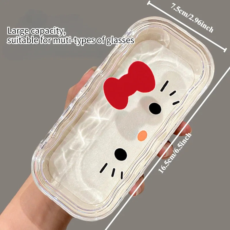 Cute Sanrio Hello Kitty Glasses Storage Box - Image 4