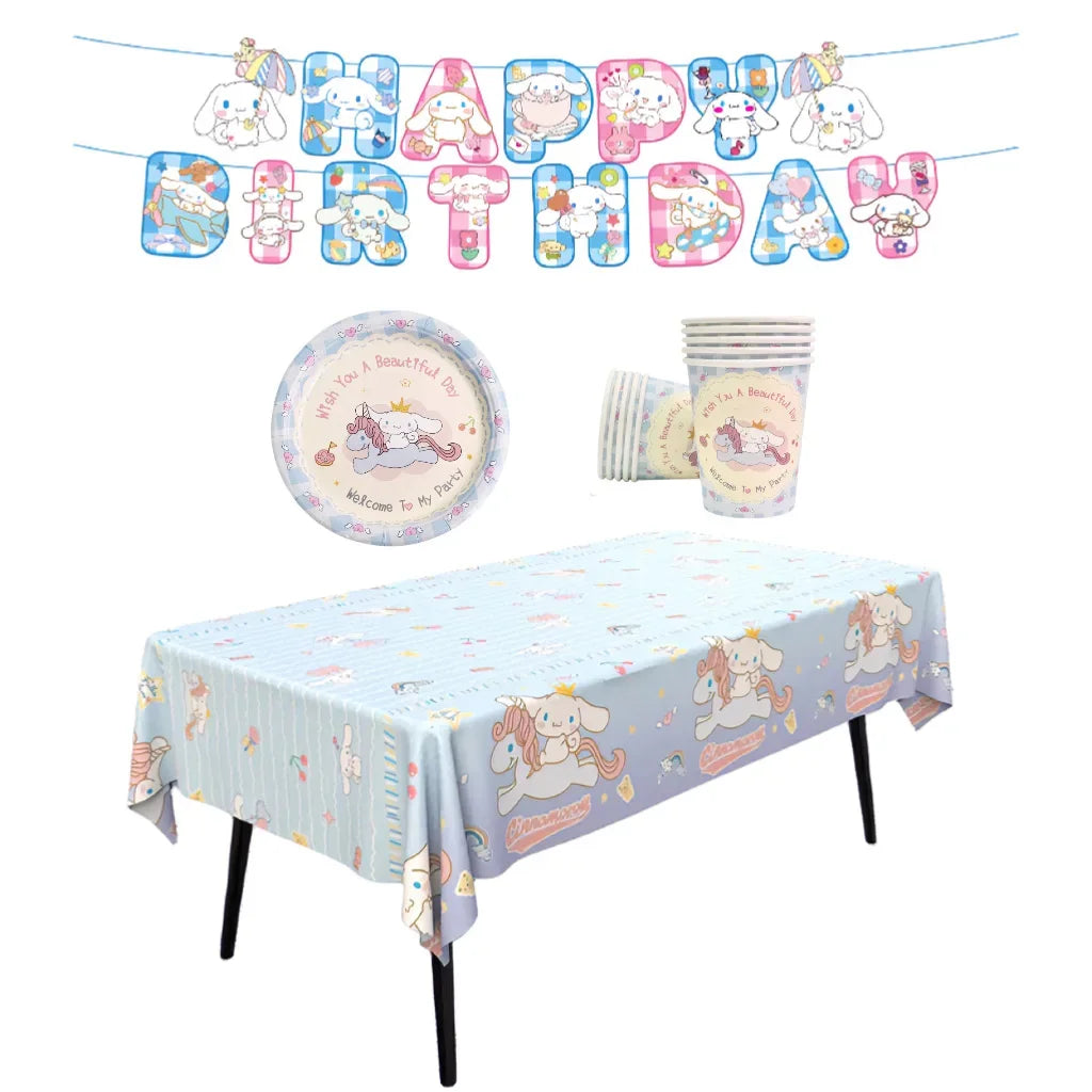 Sanrio Kuromi Birthday Party Tablecloth - Image 7