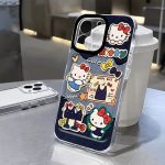 Kawaii Hello Kitty Anime Denim Printed Phone Case