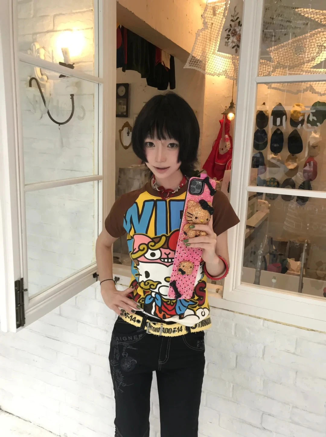 Sanrio Hello Kitty Y2K Short Sleeve T-Shirt - Image 5