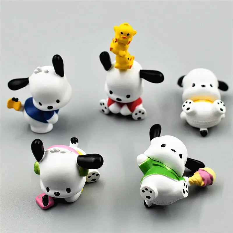 5Pcs Set Sanrio Anime Figure Dolls - Image 6