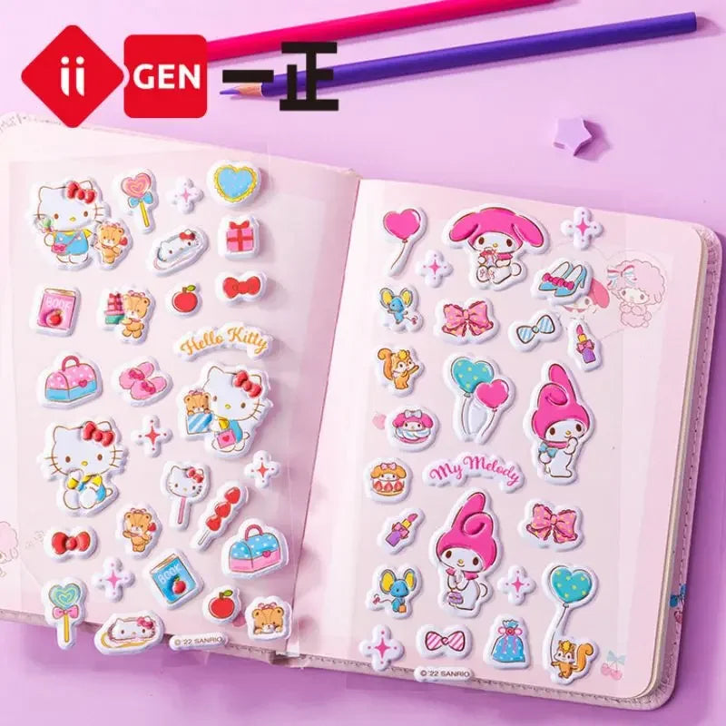 Iigen 2pcs/set Sanrio Sticker - Image 4