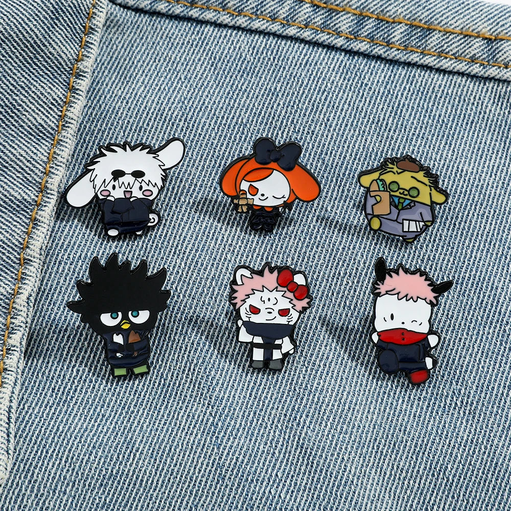 Sanrio x Jujutsu Kaisen Enamel Pins