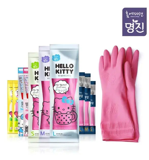 Kawaii Hello Kitty Rubber Gloves - Image 4