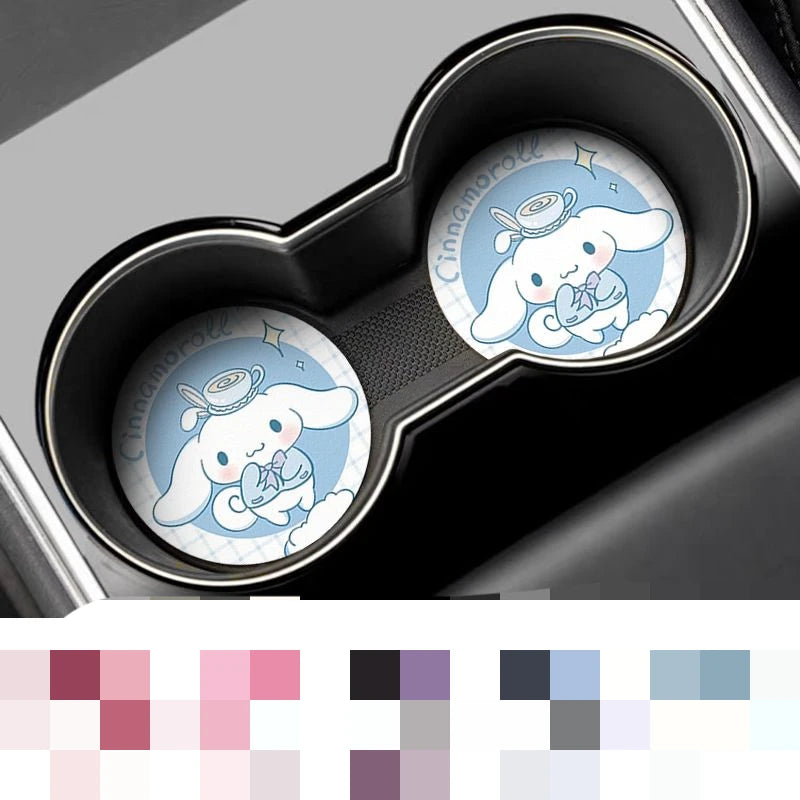 Sanrio My Melody, Cinnamoroll & Kuromi Car Coasters - Image 8