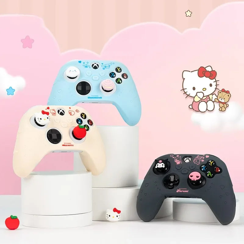 Sanrio Hello Kitty & Kuromi Xbox Controller Protective Silicone Sleeve
